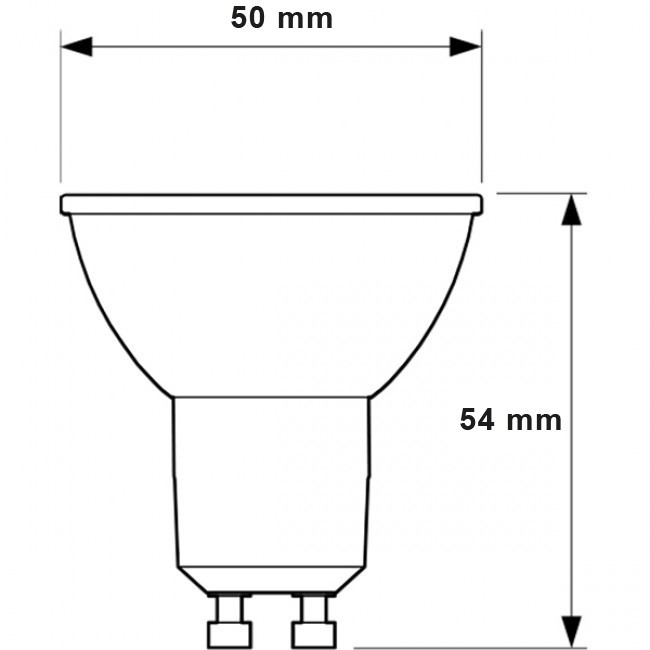 PHILIPS - LED Spot - SceneSwitch 827 36D - GU10 Sockel - Dimmbar - 1.5W-5W - Warmweiß 2200K-2700K | Ersetzt 5W-50W