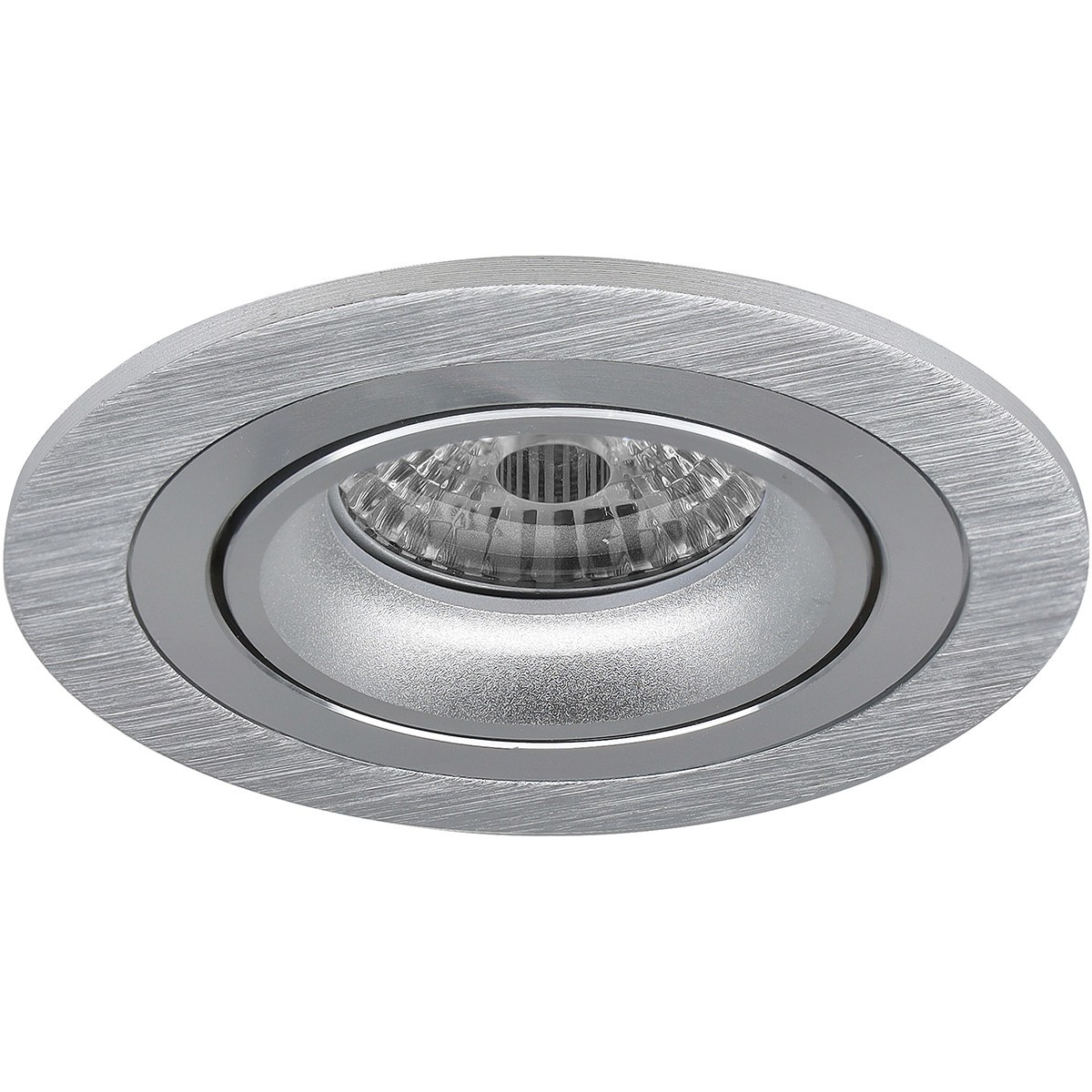 PHILIPS - LED Spot Set - CorePro 840 36D - Pragmi Alpin Pro - GU10 Sockel - Einbau Rund - Matt Silber - 4.6W - Universalweiß 4000K - Kippbar Ø92mm