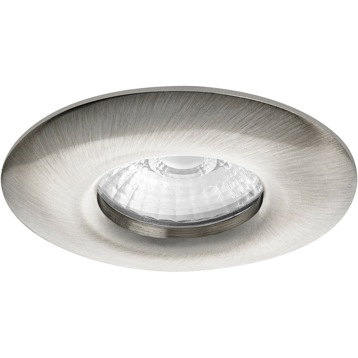 PHILIPS - LED Spot Set - CorePro 830 36D - Pragmi Luno Pro - Wasserdicht IP65 - GU10 Sockel - Einbau Rund - Matt Nickel - 3.5W - Warmweiß 3000K - Ø82mm