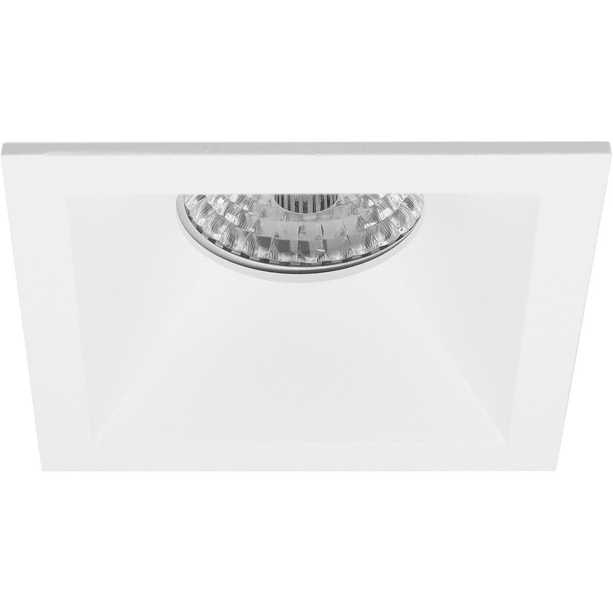 PHILIPS - LED Spot Set - CorePro 830 36D - Pragmi Pollon Pro - GU10 Sockel - Dimmbar - Einbau Quadratisch - Mattweiß - 4W - Warmweiß 2700K - Deep - 82mm