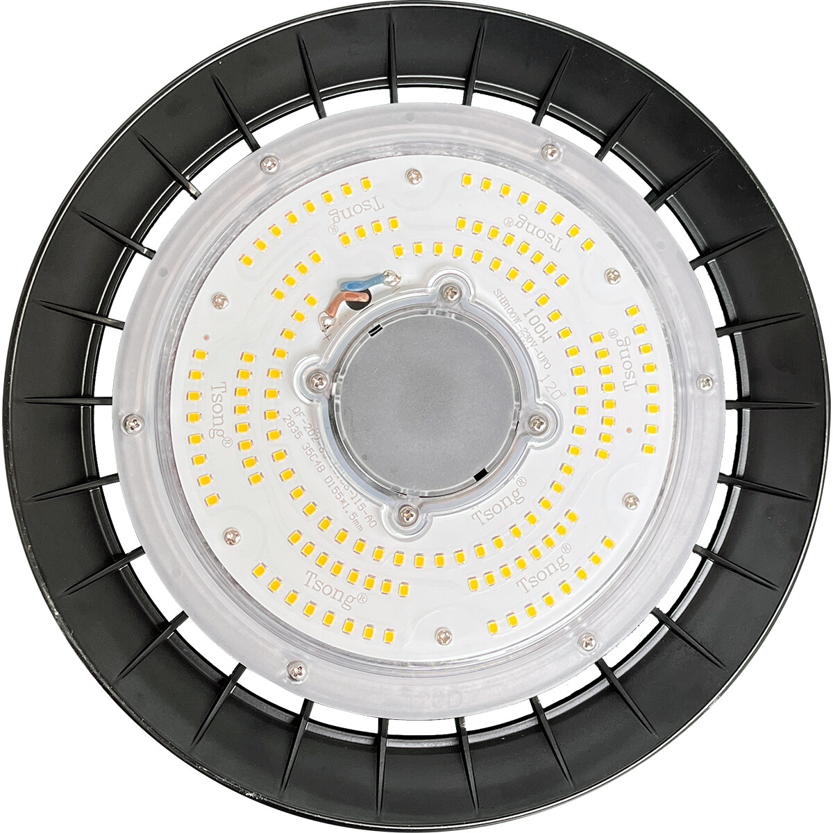 LED UFO High Bay Premium - Rinzu Prem - 100W - Hohe Lumen 150 LM/W - Lagerbeleuchtung - Dimmbar - Wasserdicht IP65 - Tageslicht 6000K - Aluminium - Philips-Treiber