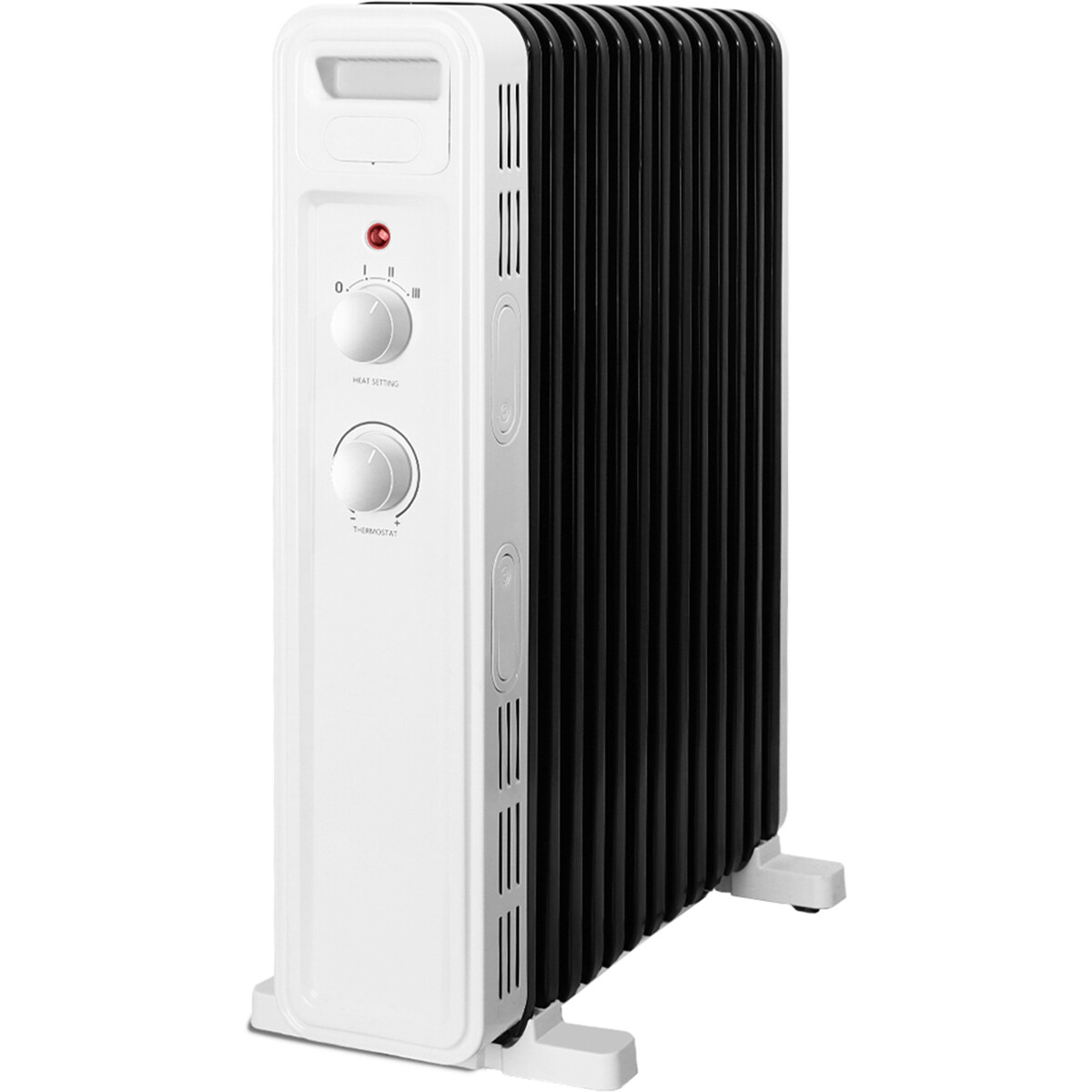 Heizkörper - Aigi Hube - 2500W - Ölfüllung - 3 Stufen - Weiß