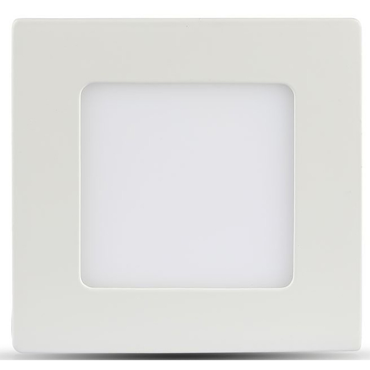 LED Downlight Slim - Viron Dunson - Einbau Quadrat 24W - Kaltweiß 6400K - Matt Weiß - Aluminium - 300mm - SAMSUNG LEDs