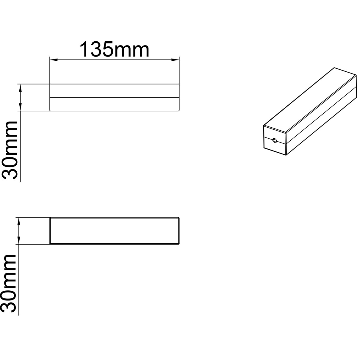 Stromschiene Kabelkürzer - Trion Dual - Matt Titan