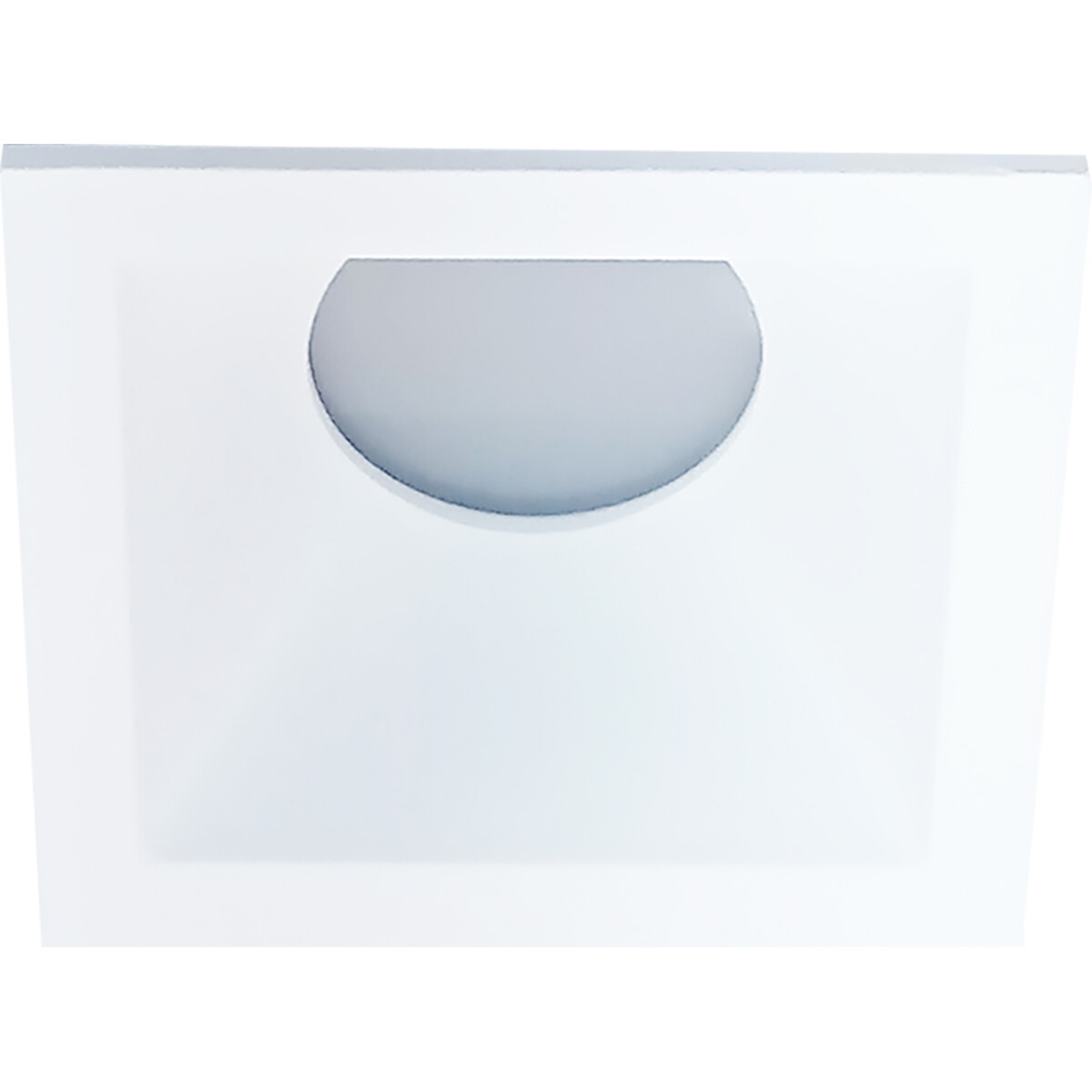 Spot IP65 Wasserdichtes Set - Pragmi Weaty - Klares Glas - Milchglas - Quadrat