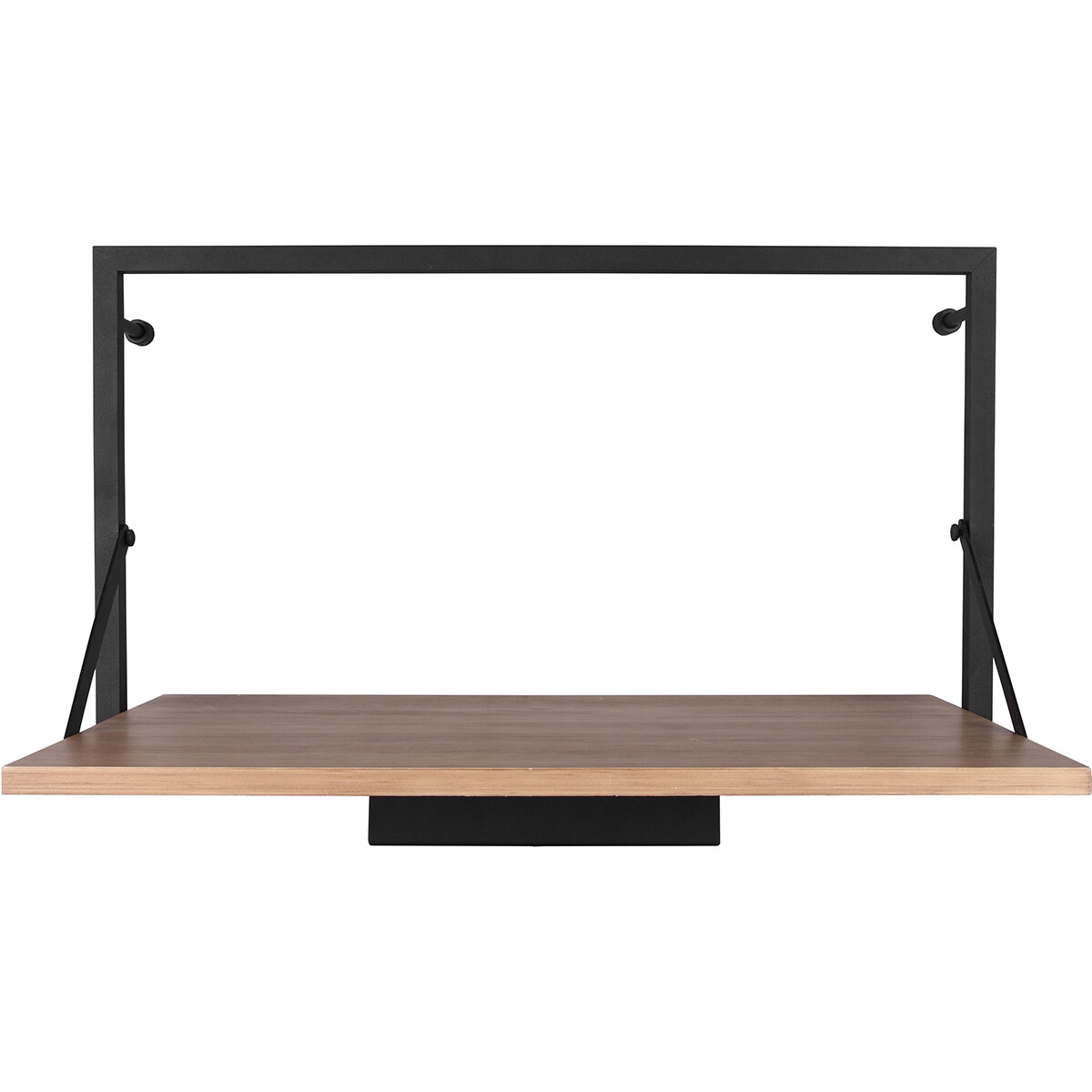 Wandregal - Trion Lino - Regal mit LED-Beleuchtung - 9W - Warmweiß 3000K - Schwarz