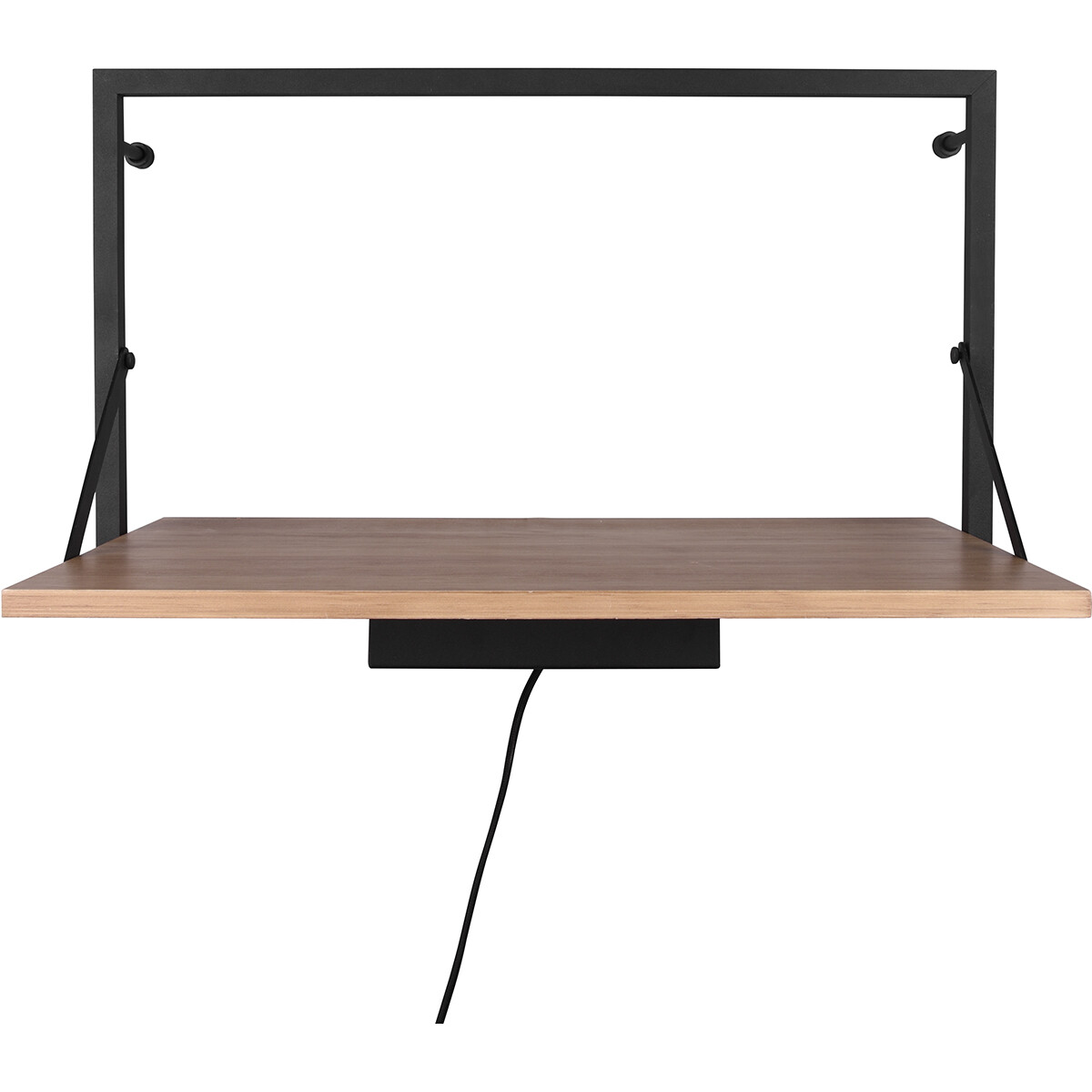 Wandregal - Trion Lino - Regal mit LED-Beleuchtung - 9W - Warmweiß 3000K - Schwarz