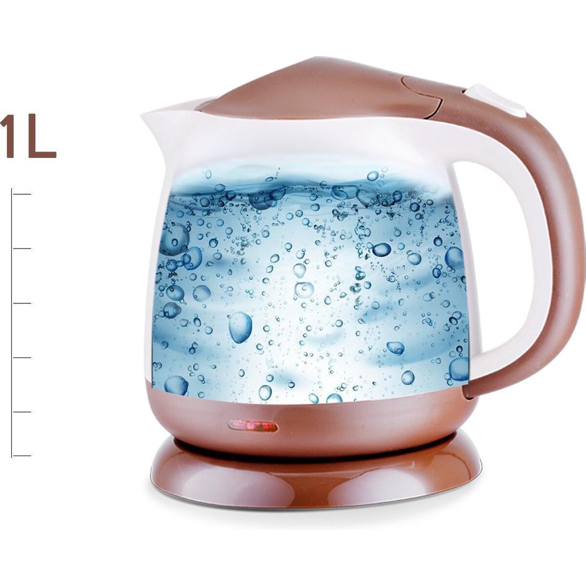 Wasserkocher - Aigi Miny - 1 Liter - 1100 Watt - Braun